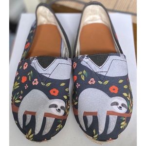 Unique Sloth Slip on Shoes